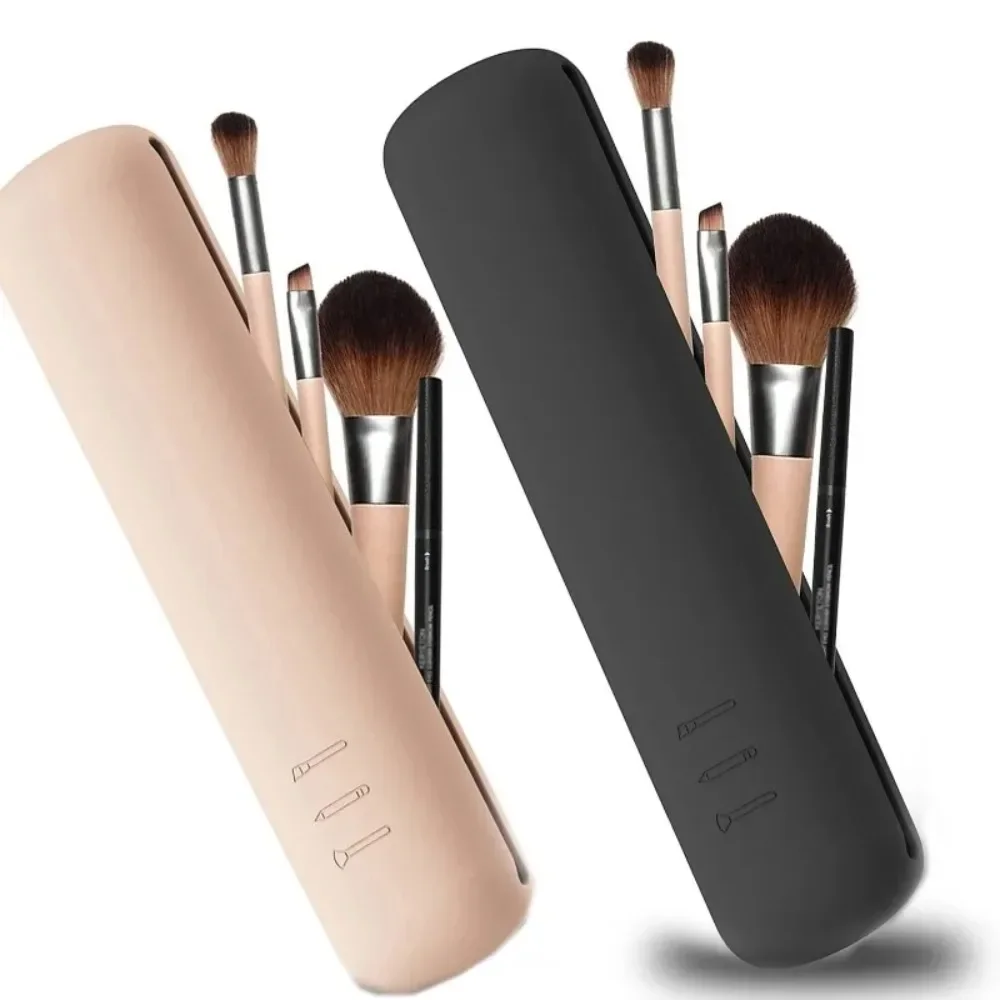 Beauty Makeup Women - 여행 메이크업 브러쉬 거치대 실리콘 화장품