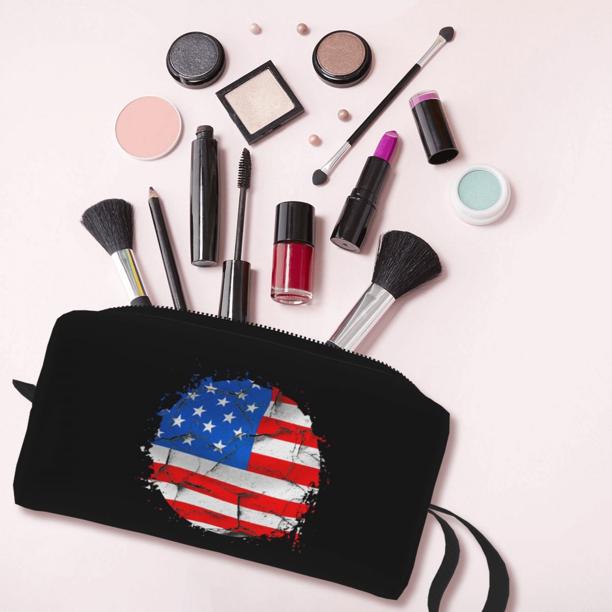 미국 미국 국기 메이크업 가방 화장품 정리함 여성용 화 - Beauty Makeup Usa 리뷰 및 가격