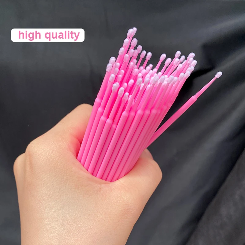 100개입 부드러운 일회용 마이크로 면봉 속눈썹 연장  - Beauty Makeup Women 리뷰 및 가격