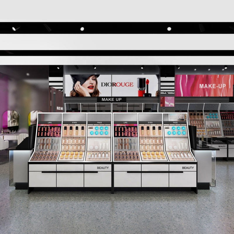 맞춤형 메이크업 스토어 화장품 소매 카운터 테이블 선반 - Beauty Makeup Store 리뷰 및 가격