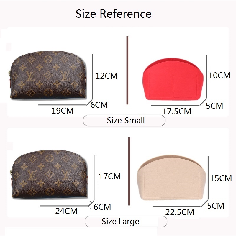 세면 용품에 적합 S L 펠트 천 삽입 가방 주최자 메 - Ysl Beauty Makeup Bag 리뷰 및 가격