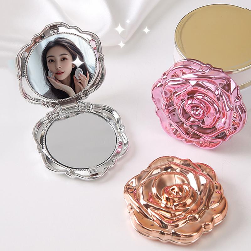 휴대용 미니 거울 레트로 장미 꽃 작은 주머니 화장 거 - Beauty Rose Makeup 리뷰 및 가격