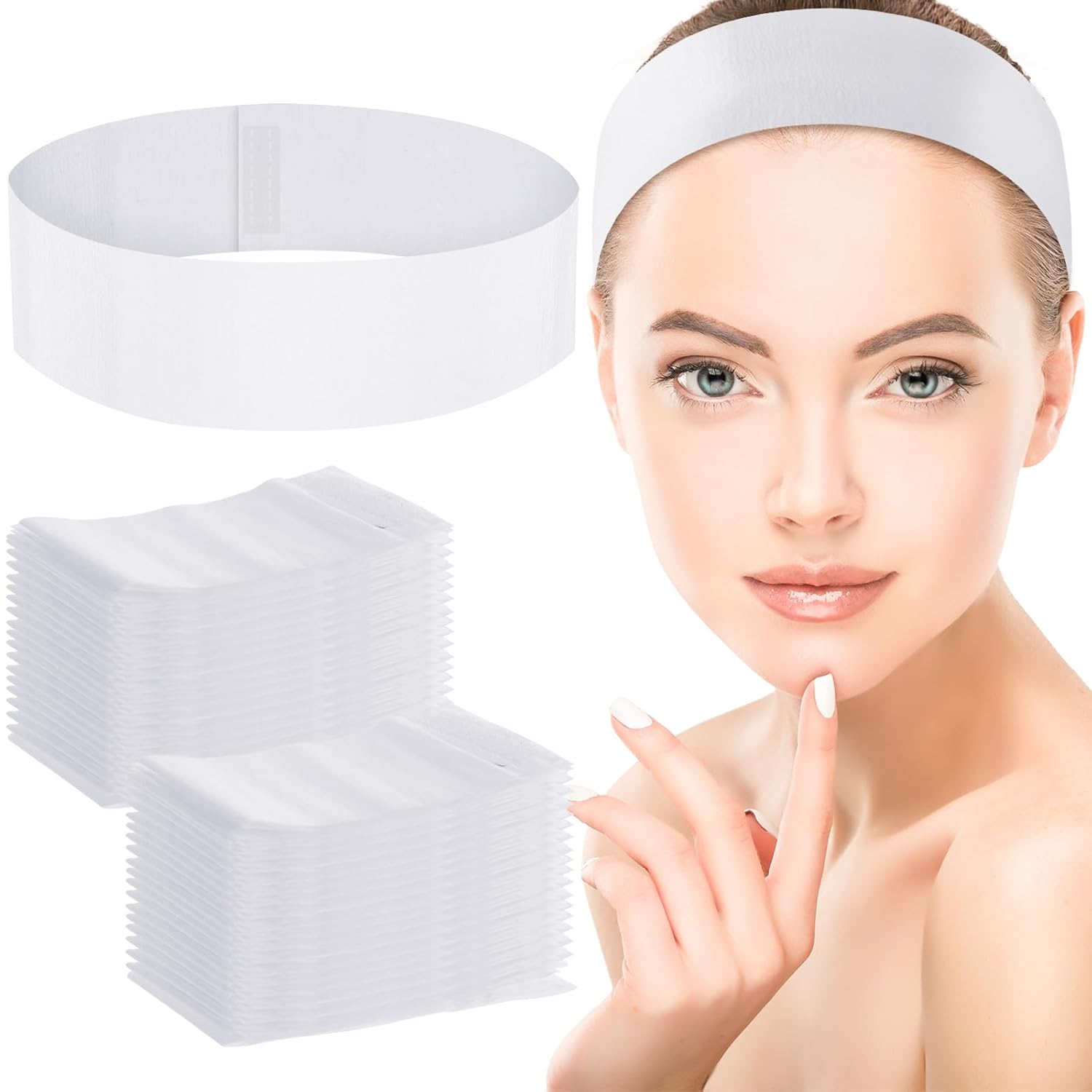 50/100/200PCS 여성용 일회용 페이셜 헤드밴드 - Beauty Makeup Women 리뷰 및 가격