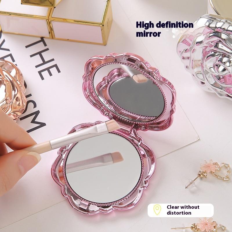 1PCS 휴대용 미니 거울 레트로 장미 꽃 작은 주머니 - Beauty Rose Makeup 리뷰 및 가격
