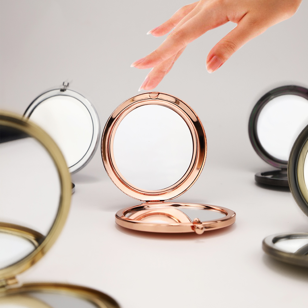 1pcs 57mm 컴팩트 지갑 포켓 메이크업 거울 접이 - Beauty Makeup Women 리뷰 및 가격