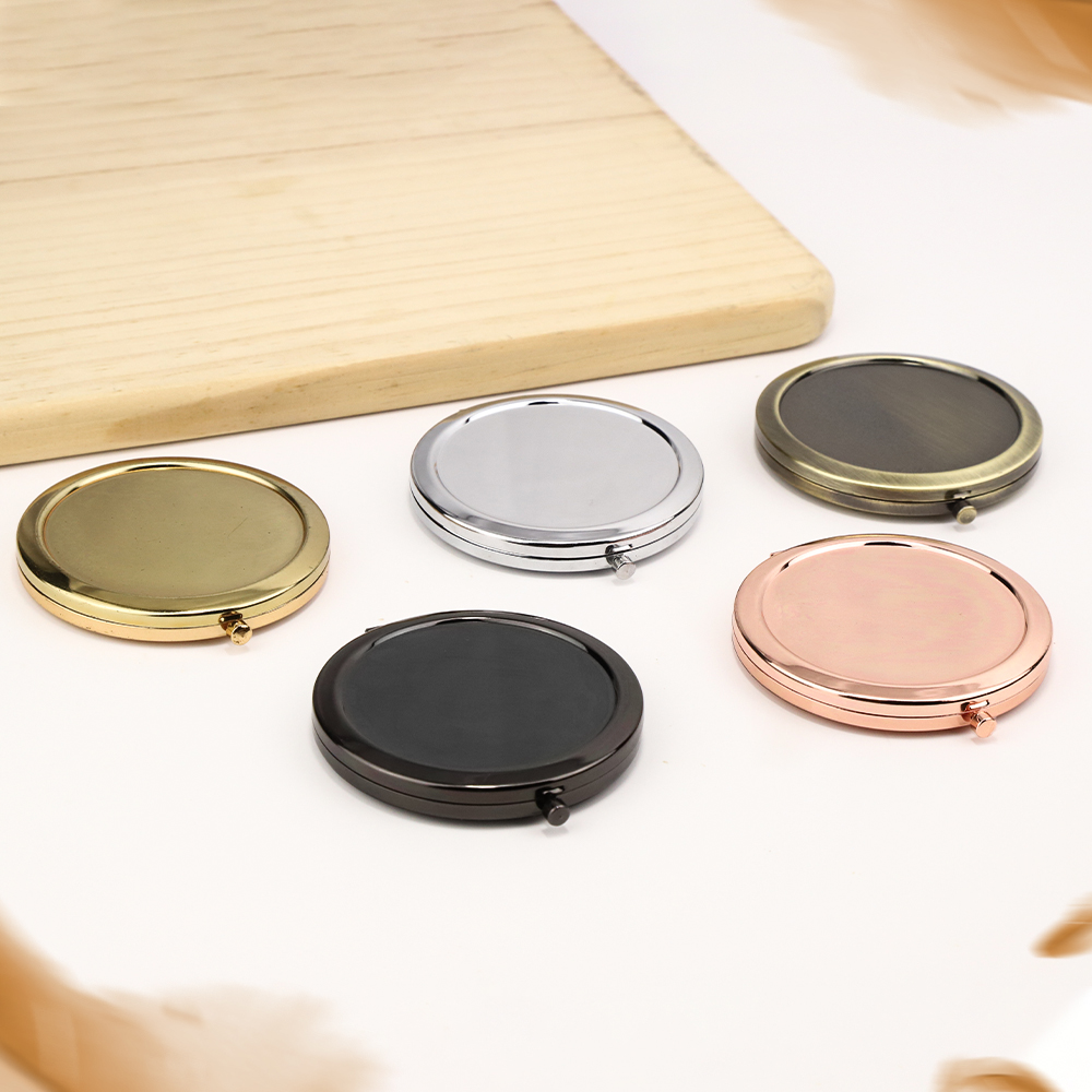 1pcs 57mm 컴팩트 지갑 포켓 메이크업 거울 접이 - Beauty Makeup Women 리뷰 및 가격