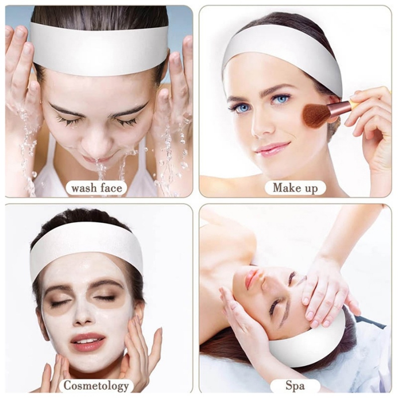 100/50/10pcs 일회용 얼굴 머리띠 스파 스트레 - Beauty Makeup Women 리뷰 및 가격