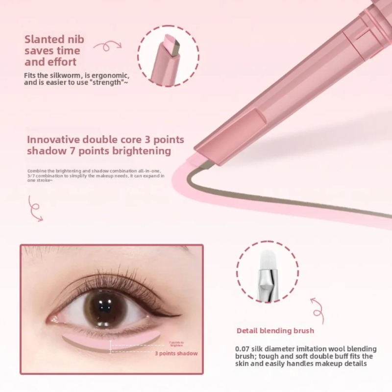 한국산 2in1 리잉 실크웜 펜 방수 듀얼 컬러 아에요 - Beauty Makeup Korean 리뷰 및 가격